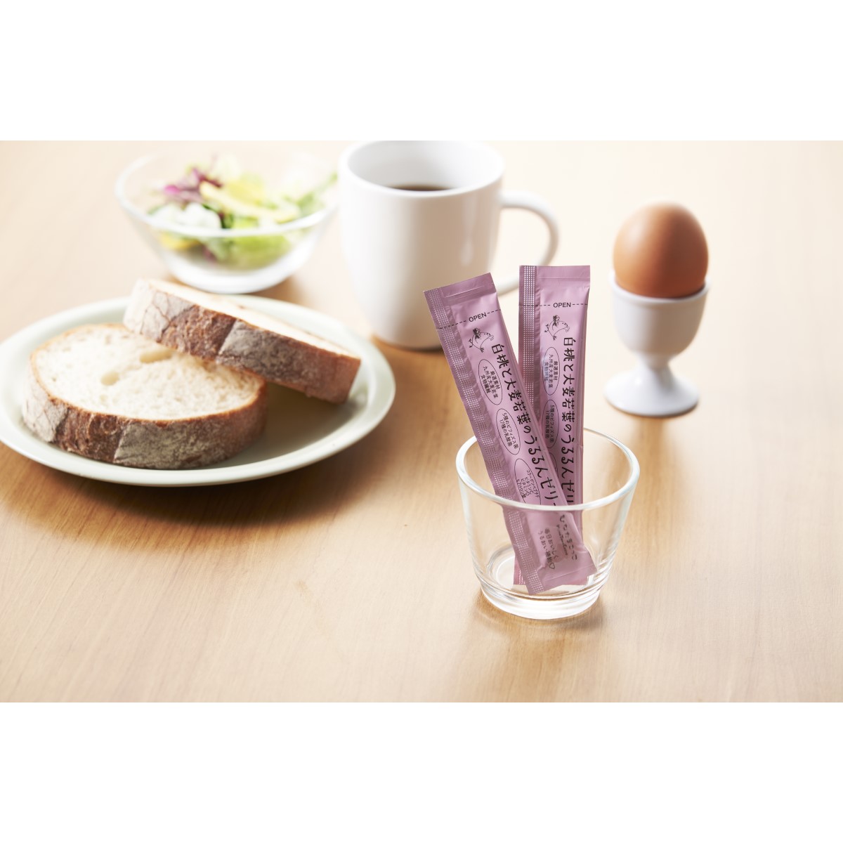 白桃と大麦若葉のうるるんゼリー 7本入 261201