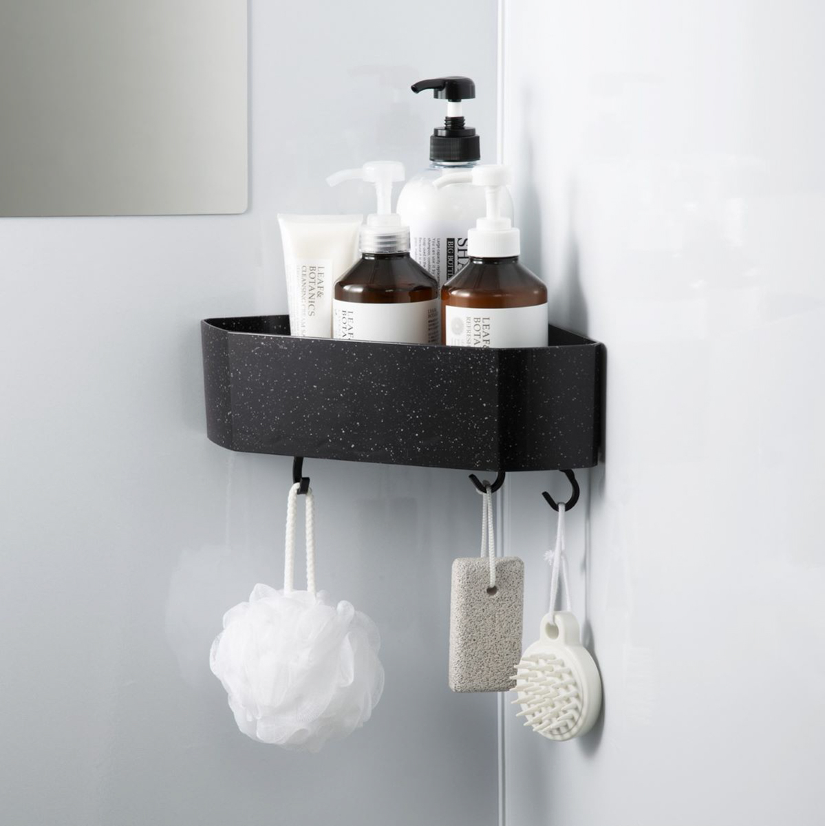 ユニード マグネット付コーナーラック　フック付