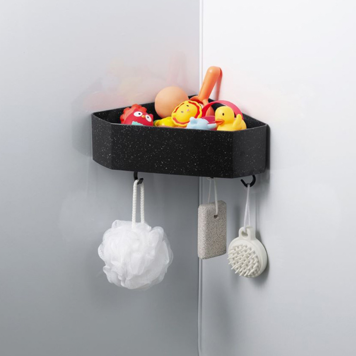 ユニード マグネット付コーナーラック　フック付