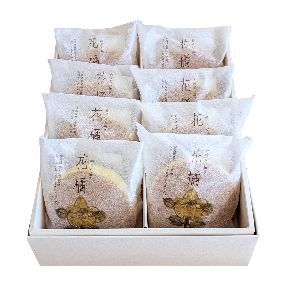 【直送】どら焼き（花橘）8個入り