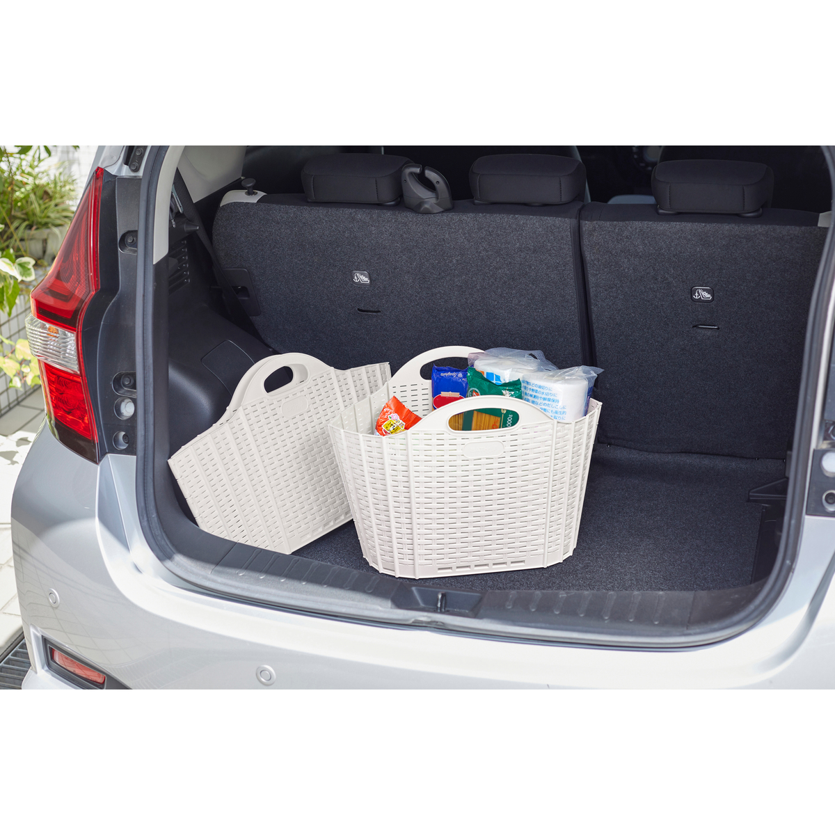 折りたためるランドリーバスケット　20L