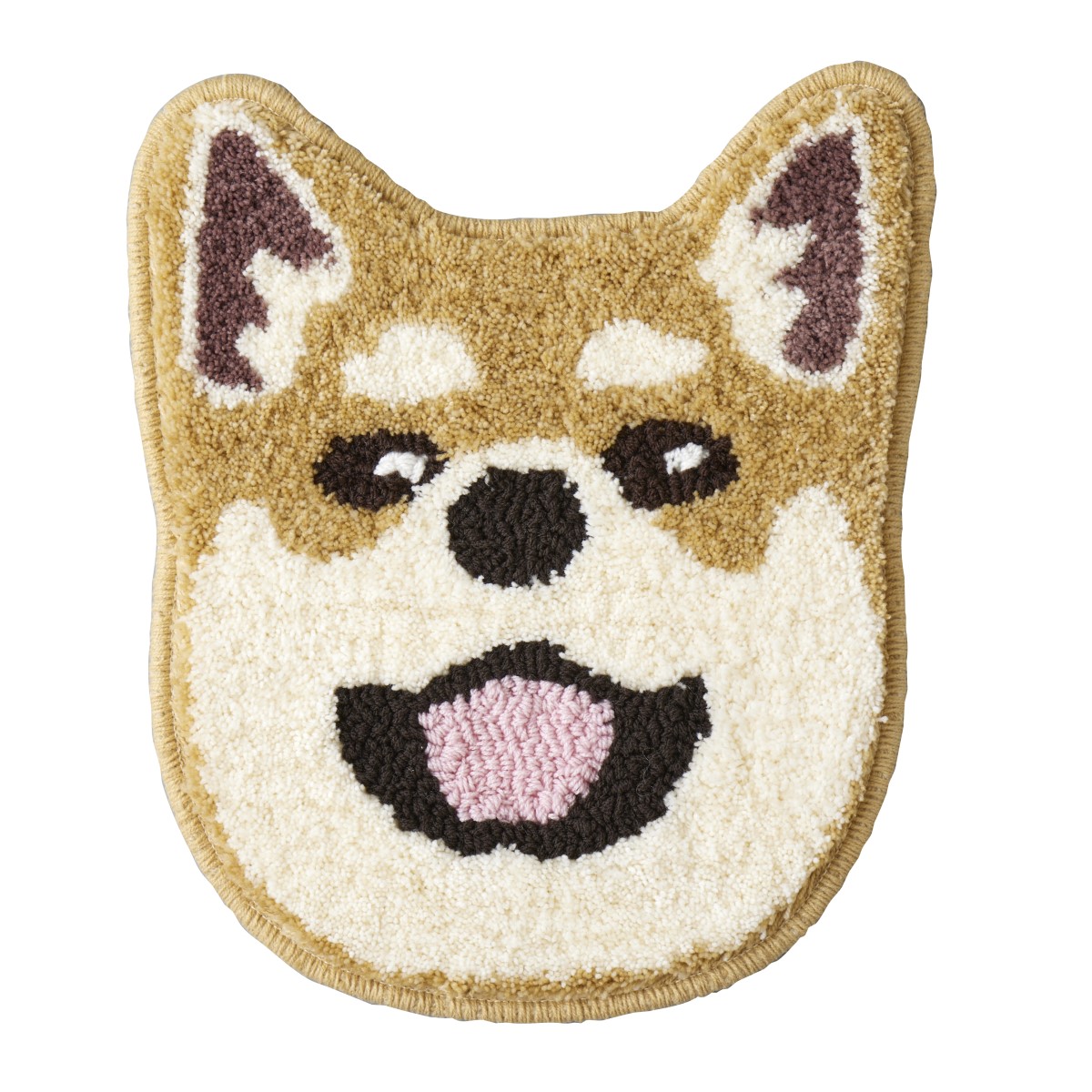 洗える イヌカオマット シバイヌ 滑り止め