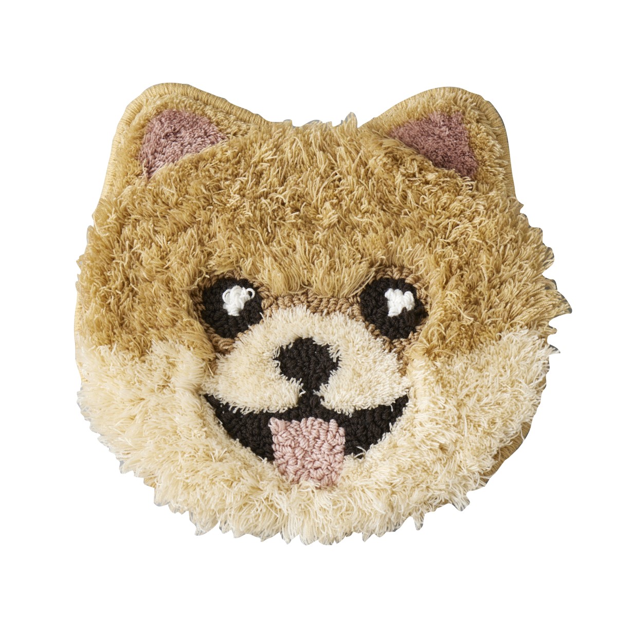 洗える イヌカオマット ポメ 滑り止め