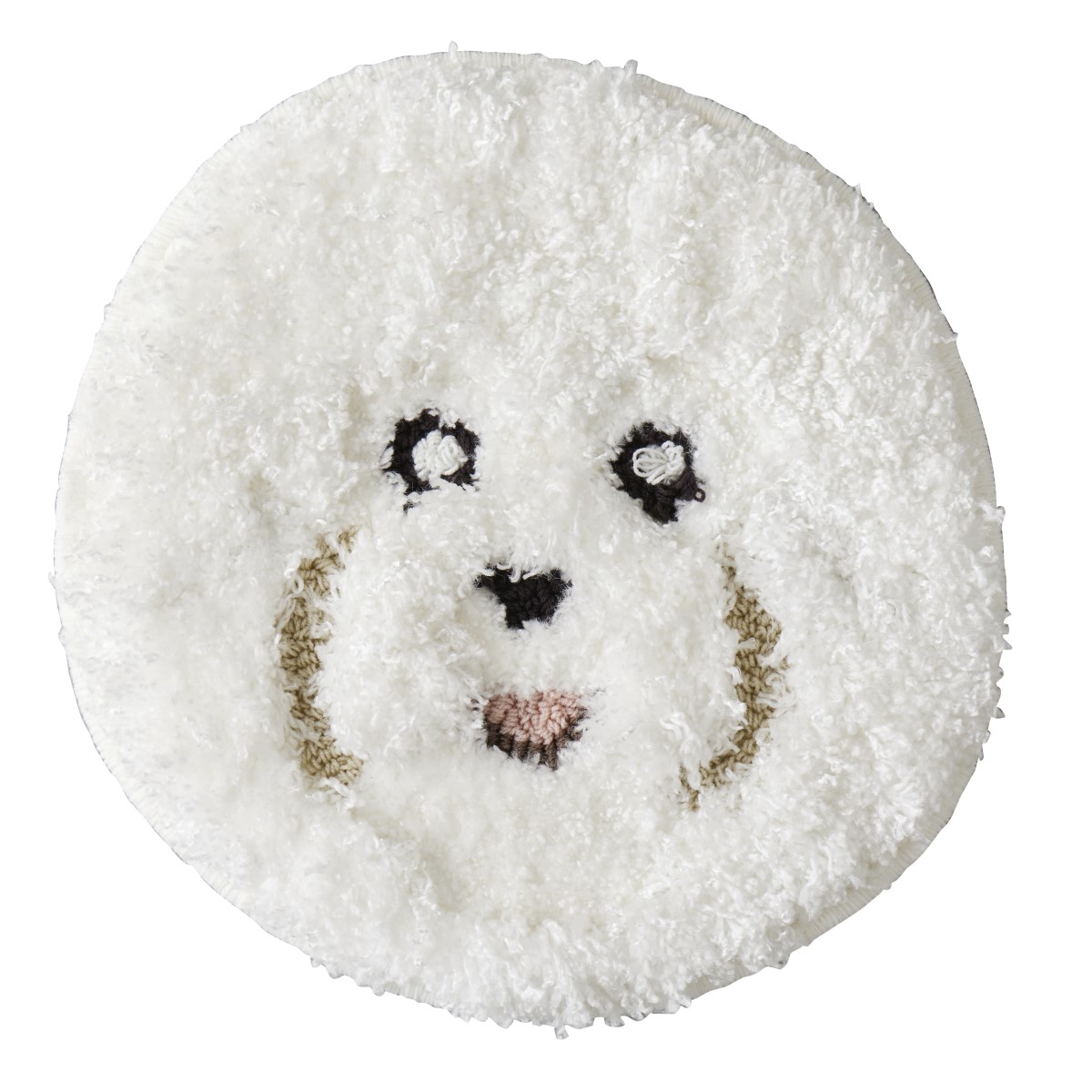 洗える イヌカオマット ビション 滑り止め