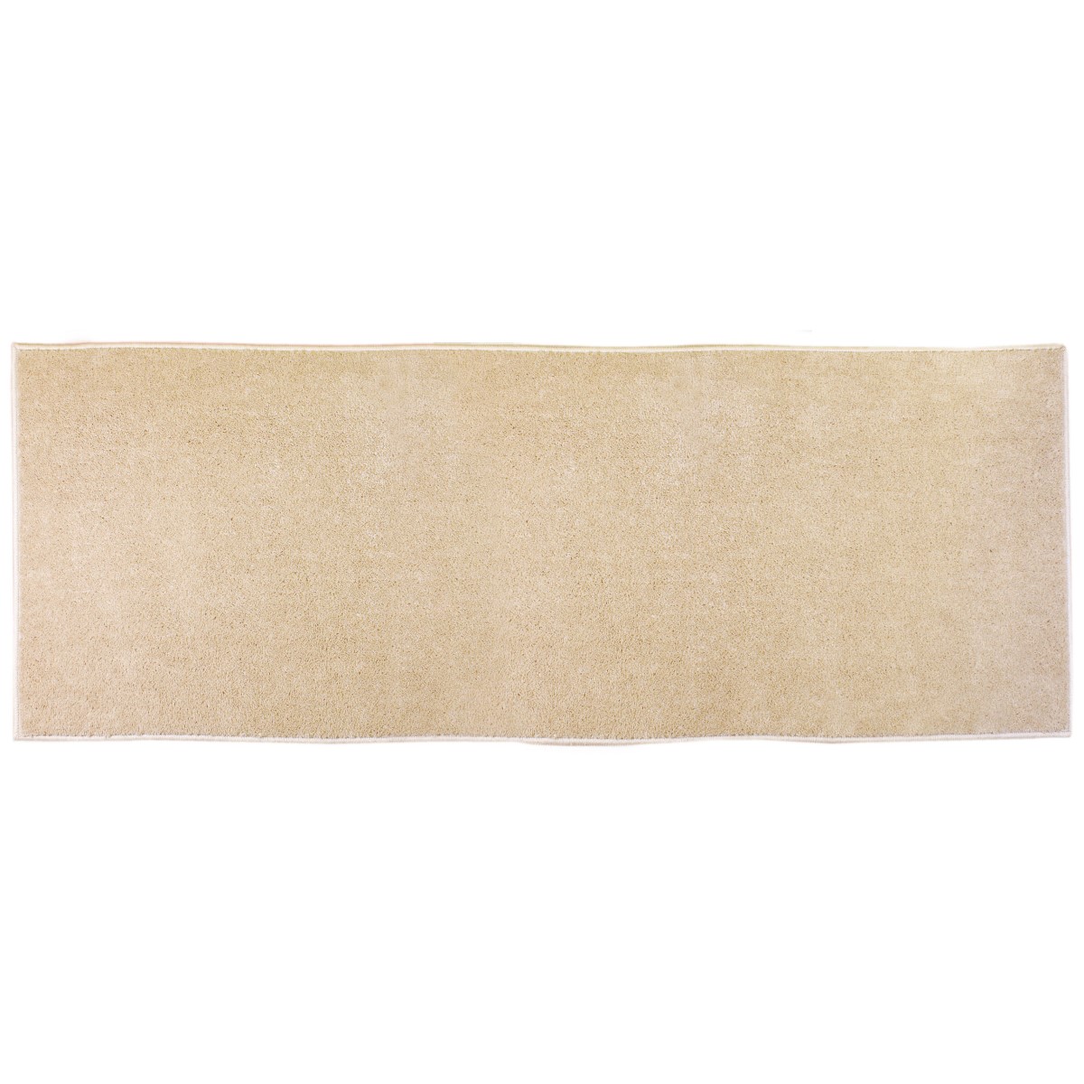 洗える キッチンマット ソリッディー ベージュ 45×180cm