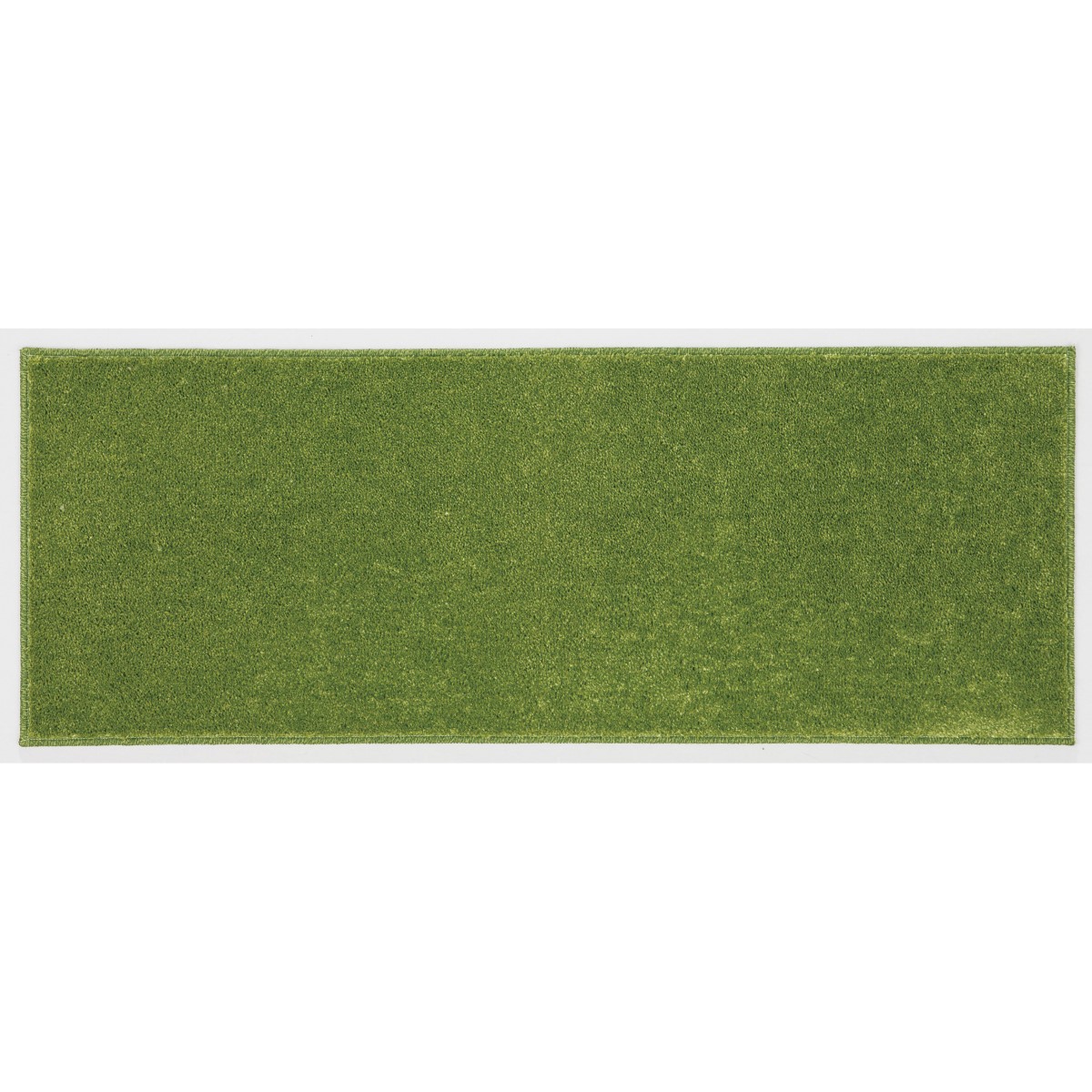 洗える キッチンマット ソリッディー グリーン 45×180cm