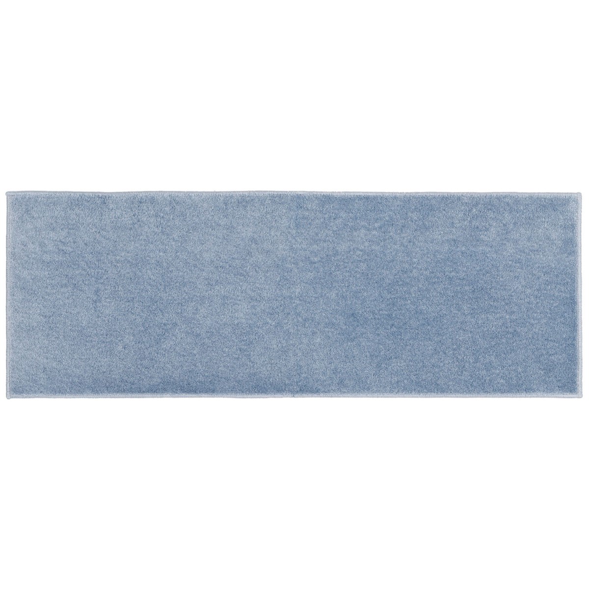 洗える キッチンマット ソリッディー ブルー 45×180cm