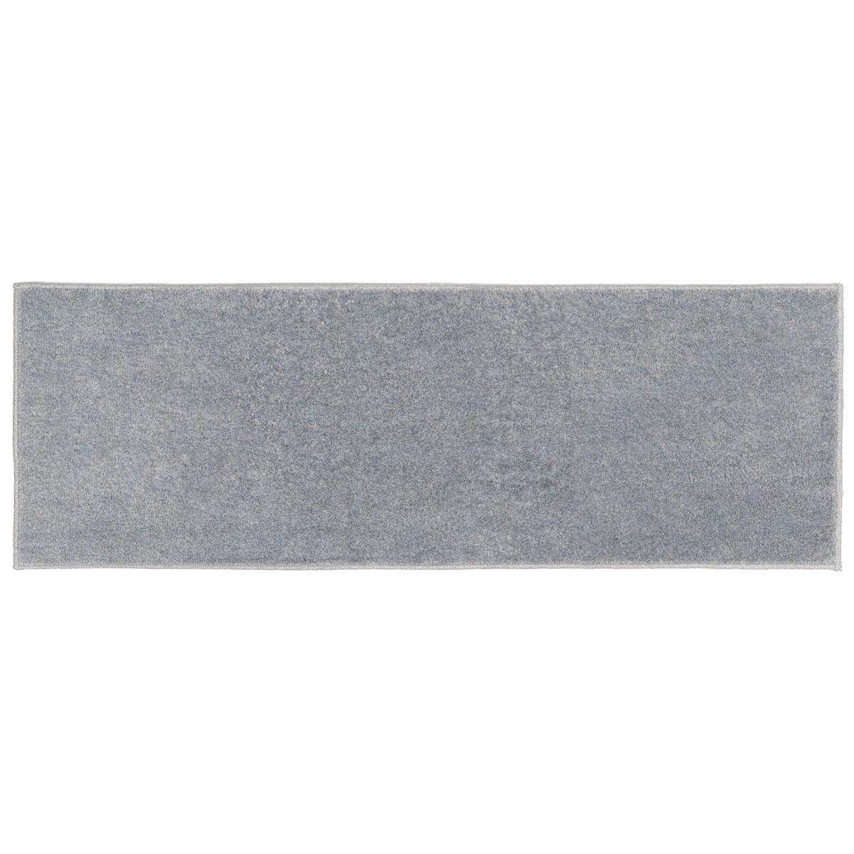 洗える キッチンマット ソリッディー ブルーグレー 45×180cm