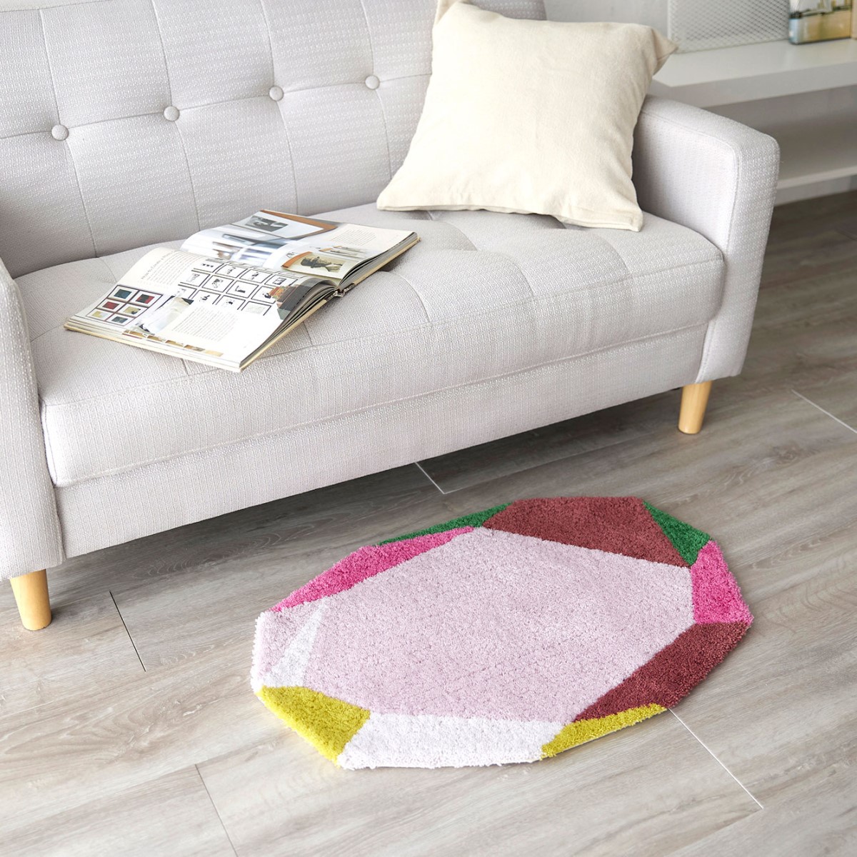 ジェムマットピンク 45×70cm