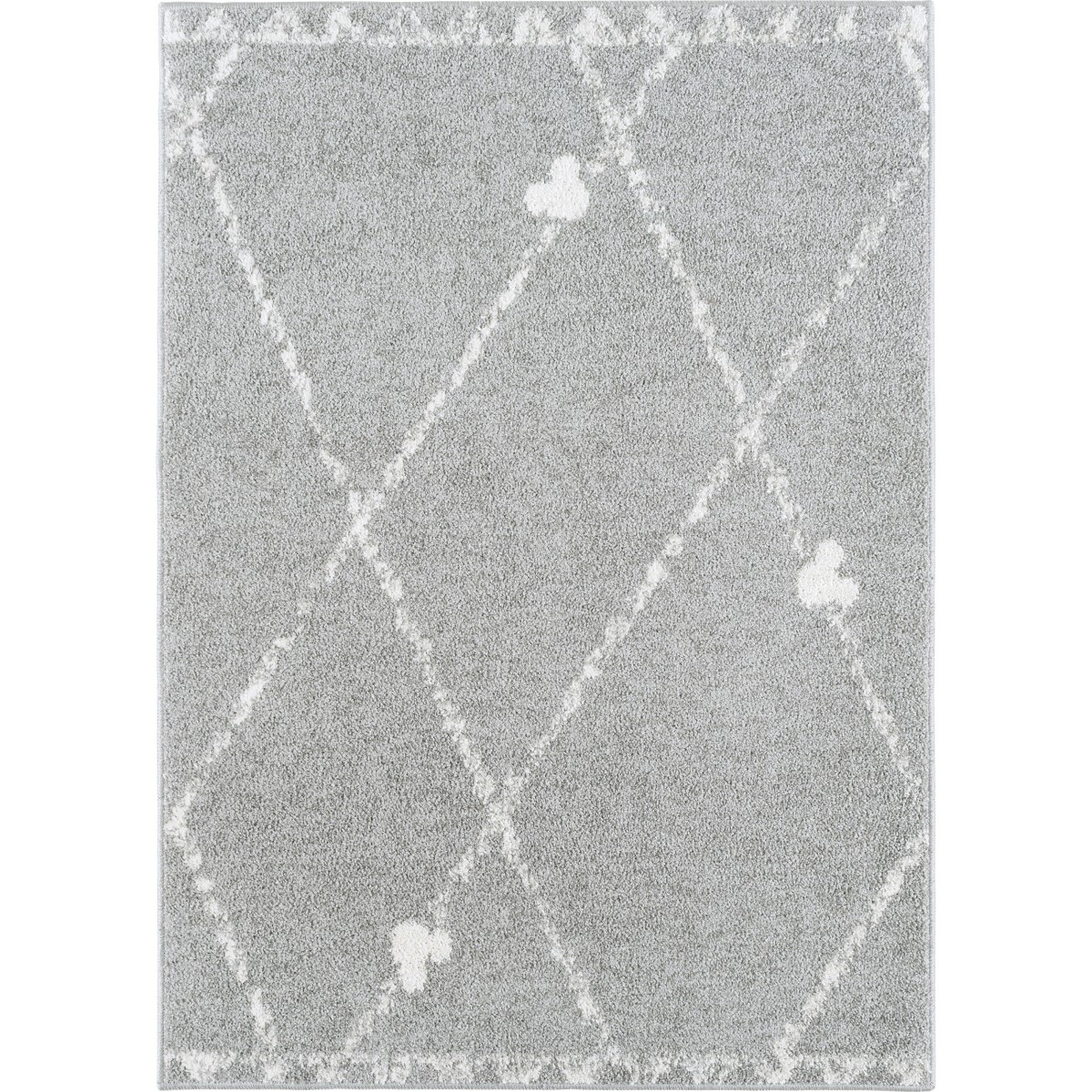 ディズニー ミッキー ラインラグ グレー 90×130cm DRM-1101