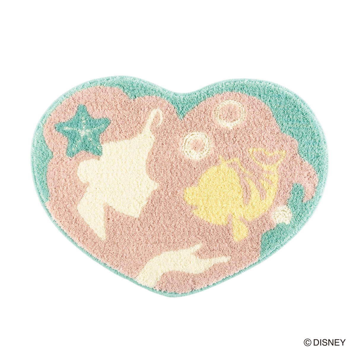 ディズニー ハートマット プリンセス アリエル  55×75cm DMT-4104