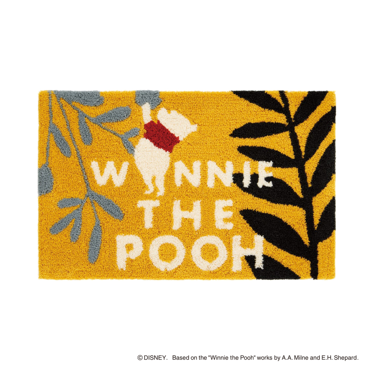 ディズニー プーさん マット プランツ イエロー 50×80cm DMP-4063