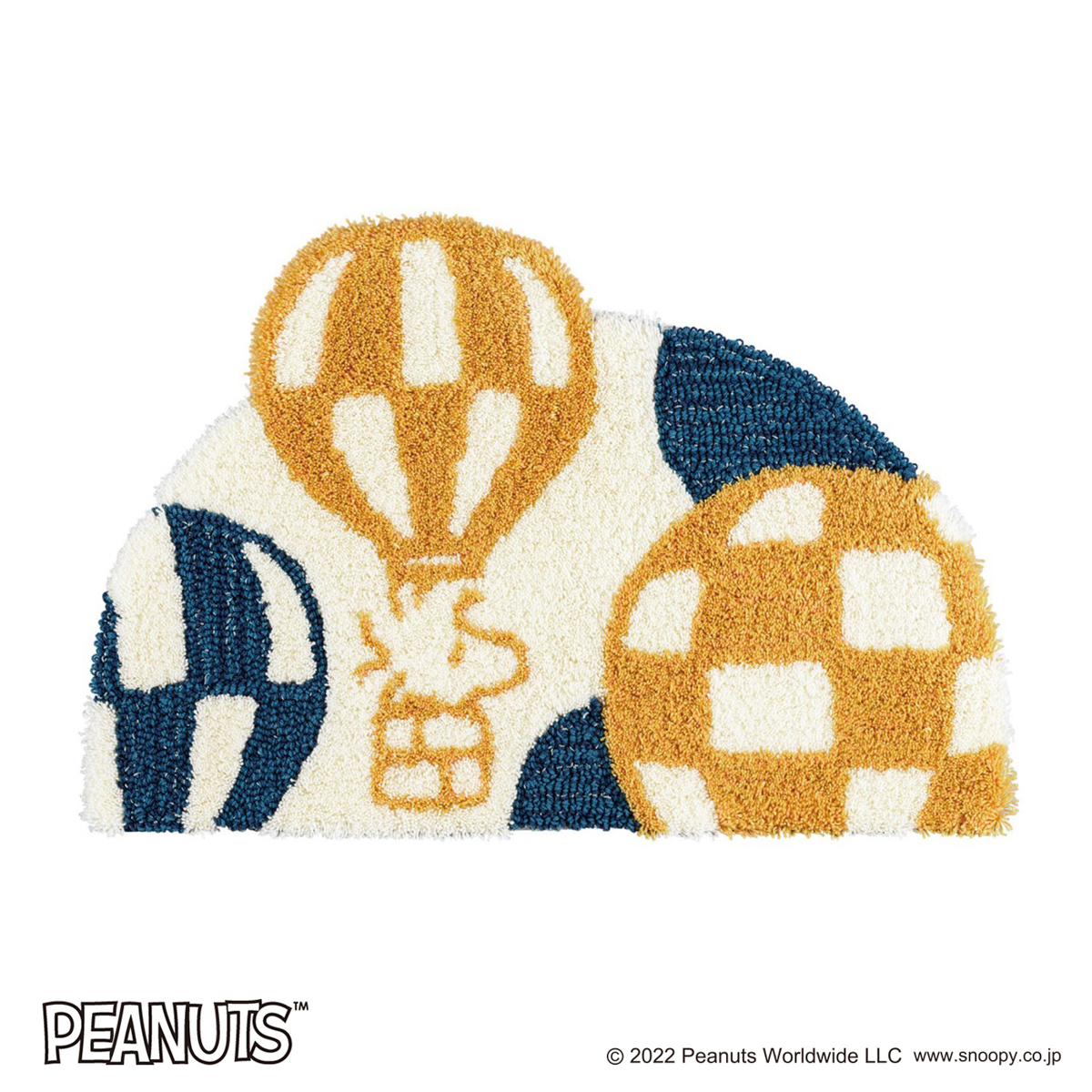 PEANUTS スヌーピー マット バルーン 48×70cm