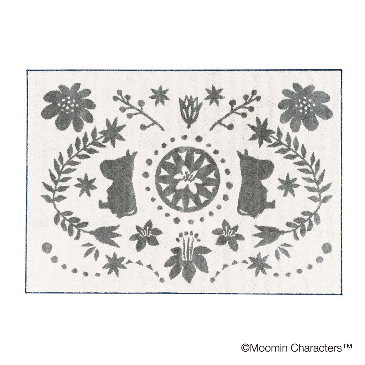 MOOMIN ラグ フォークライン 130×185cm