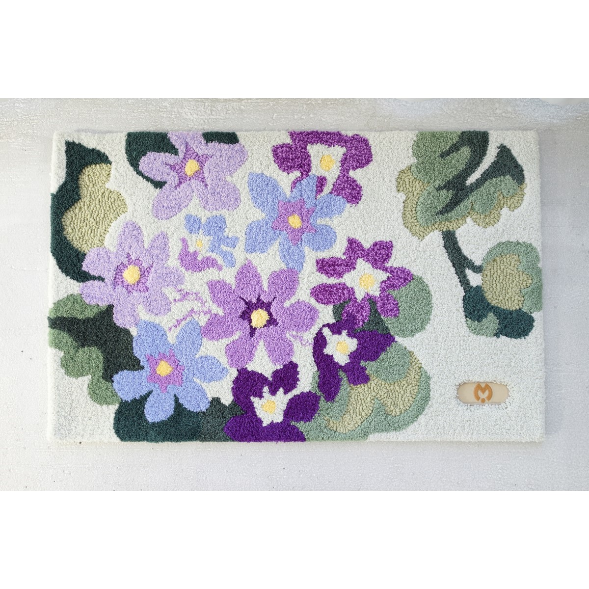 ミラ・ショーン  マット MSアジサイ パープル 50×80cm