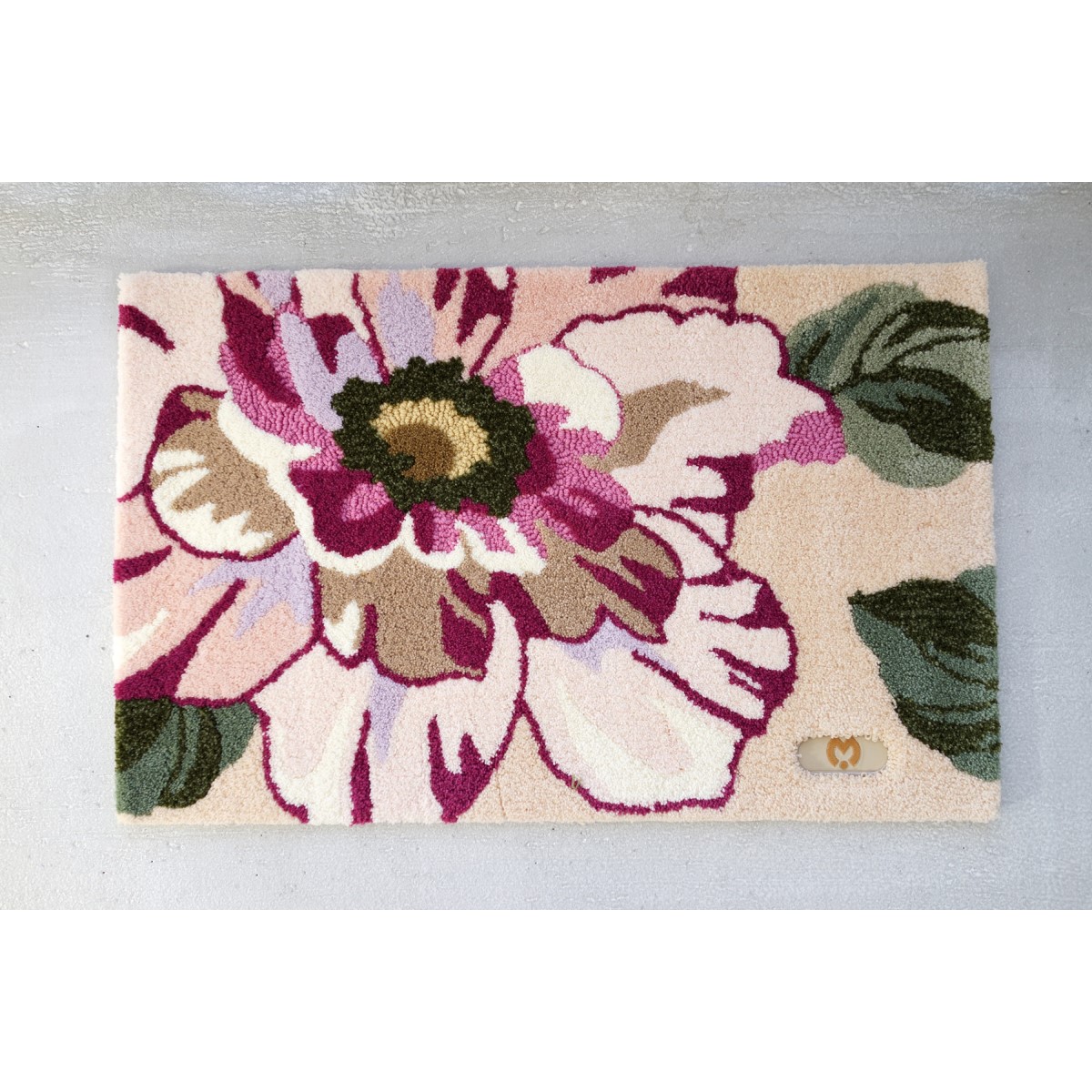 ミラ・ショーン マット MSローザ アイボリー 50×80cm