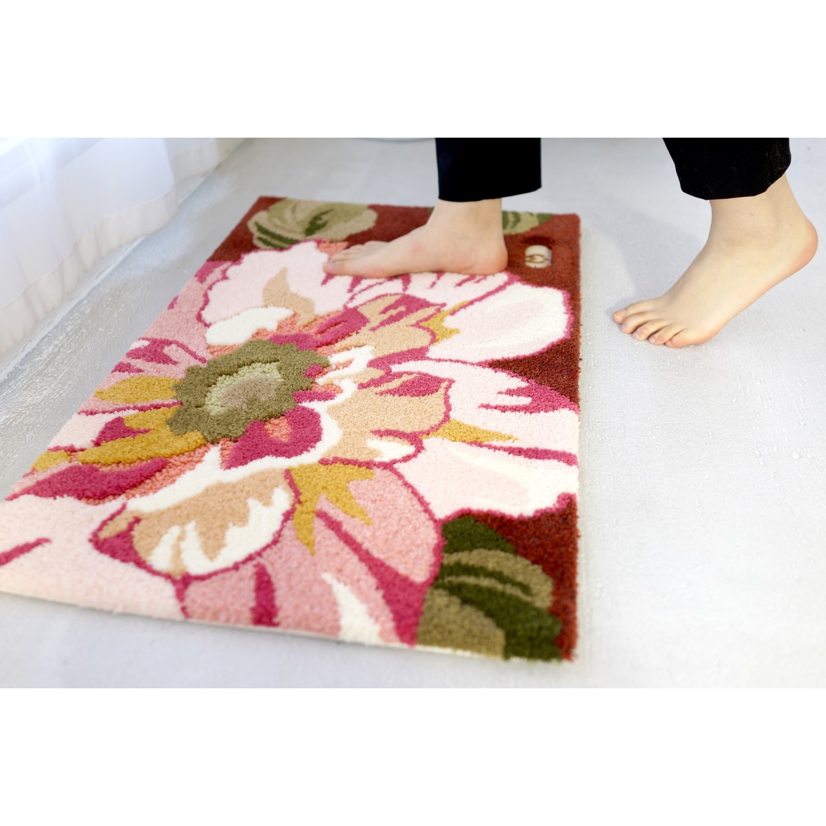 ミラ・ショーン マット MSローザ ブラウン 50×80cm