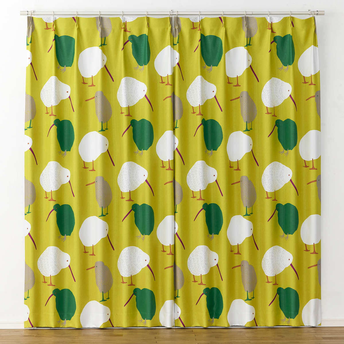 遮光カーテン/ドレープ　TEKUTEKU　KIWI 100×200cm (1枚入り)