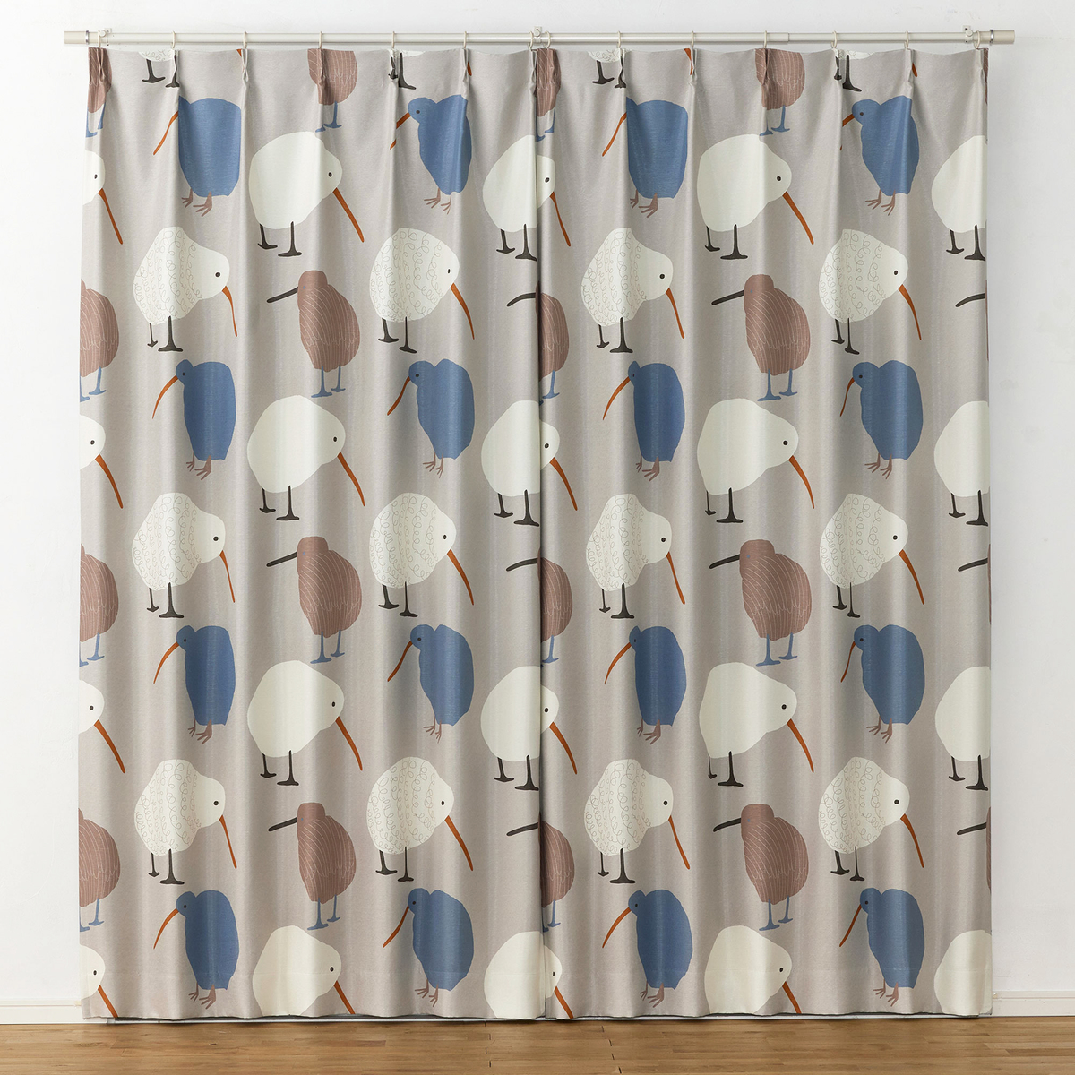 遮光カーテン/ドレープ　TEKUTEKU　KIWI 100×200cm (1枚入り)