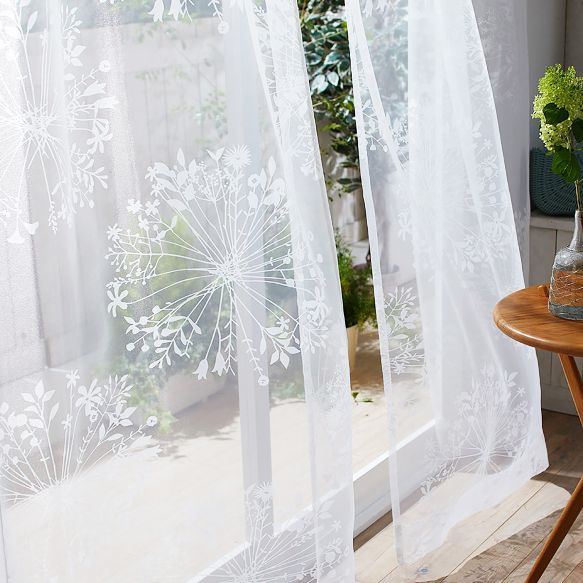 レースカーテン/シアー　KUKKA VOILE 100×133cm (1枚入り)