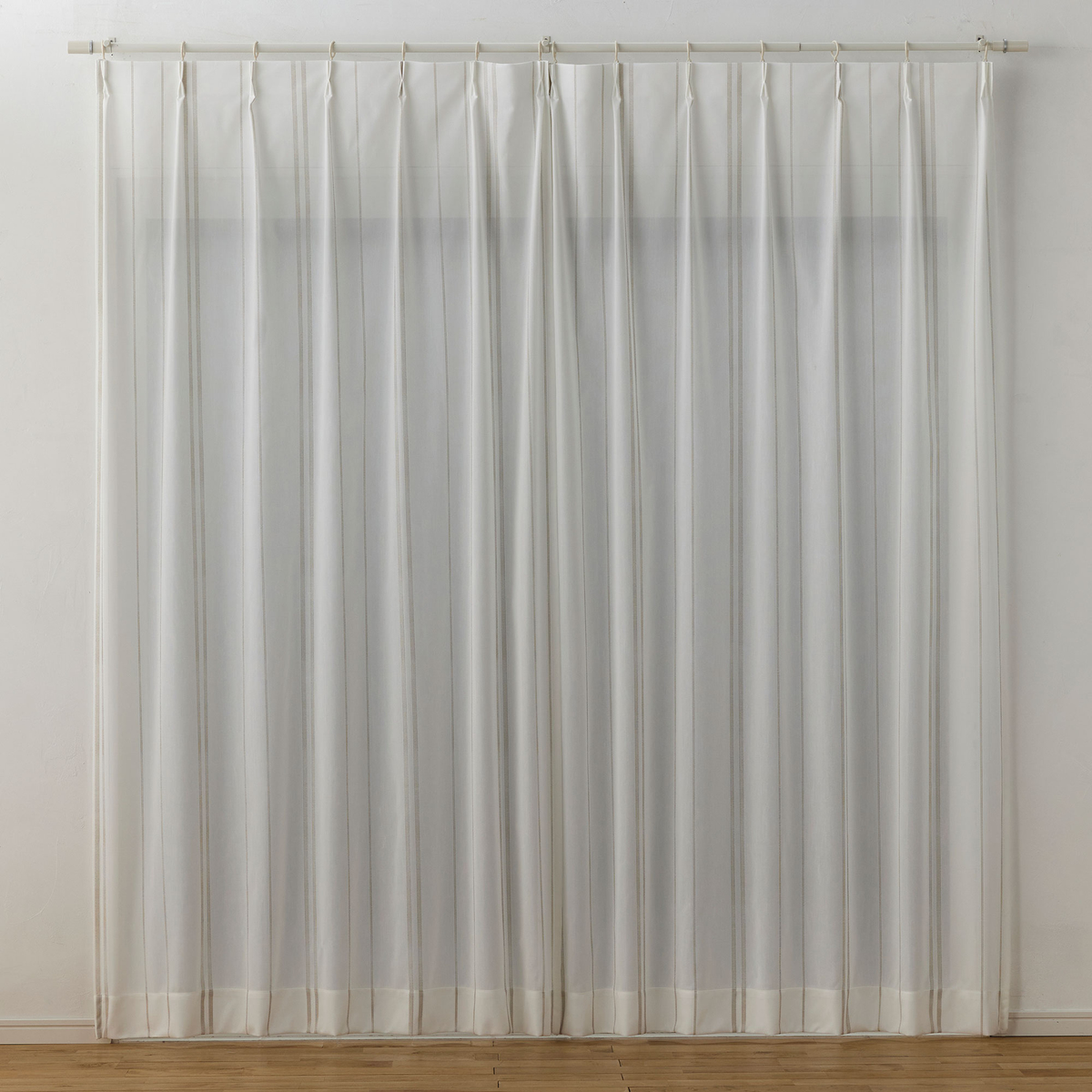 レースカーテン/シアー　STITCH LINE 100×176cm (1枚入り)