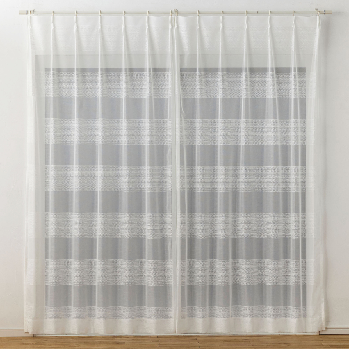レースカーテン/シアー　RHONE 100×176cm (1枚入り)