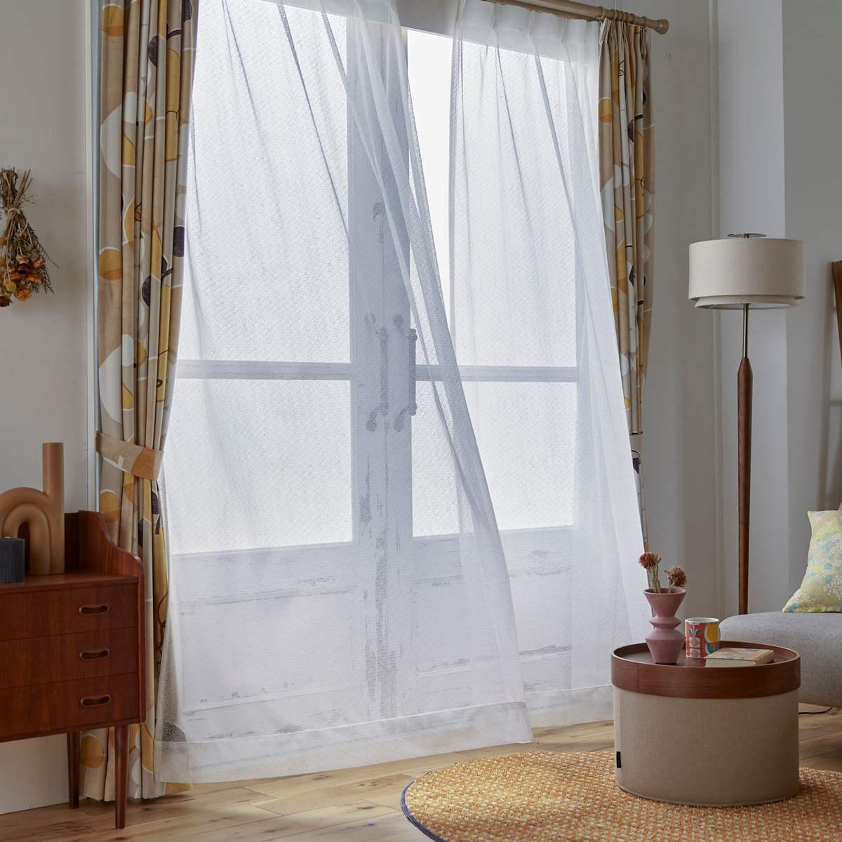 レースカーテン/シアー　CEDRE 100×176cm (1枚入り)