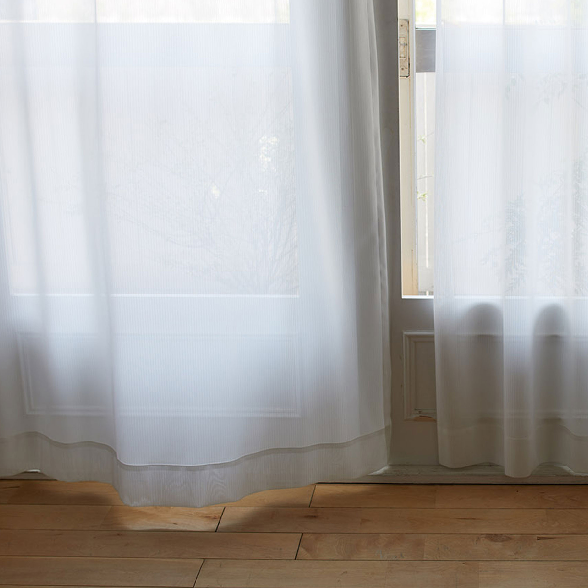 レースカーテン/シアー　BLANCHE 100×133cm (1枚入り)