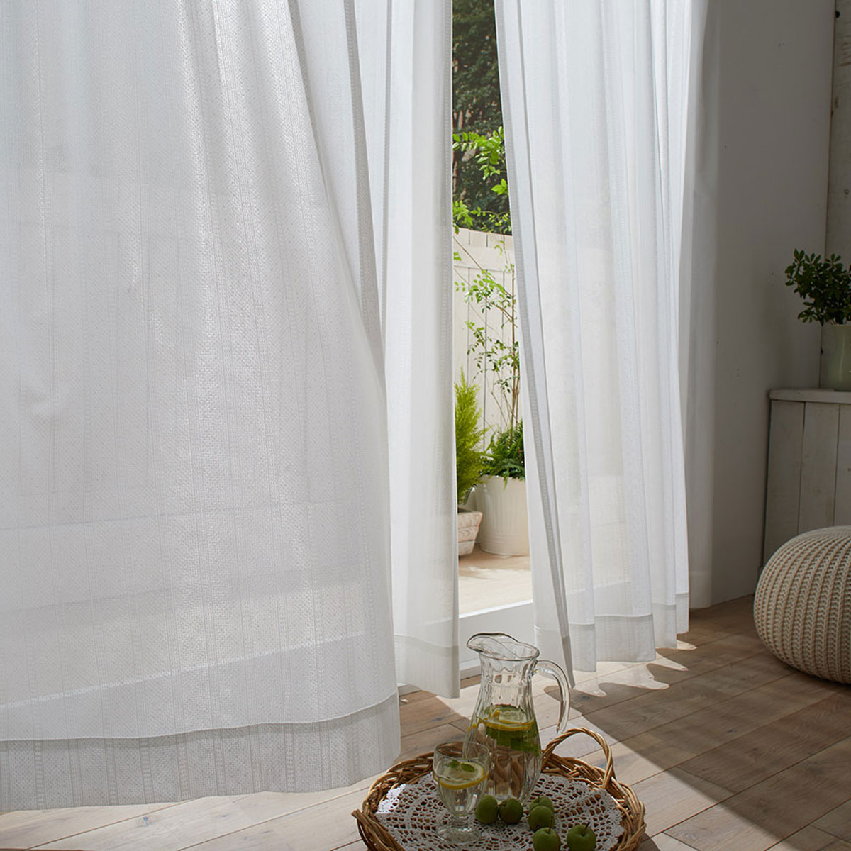 レースカーテン/シアー　LOIRE 100×176cm (1枚入り)