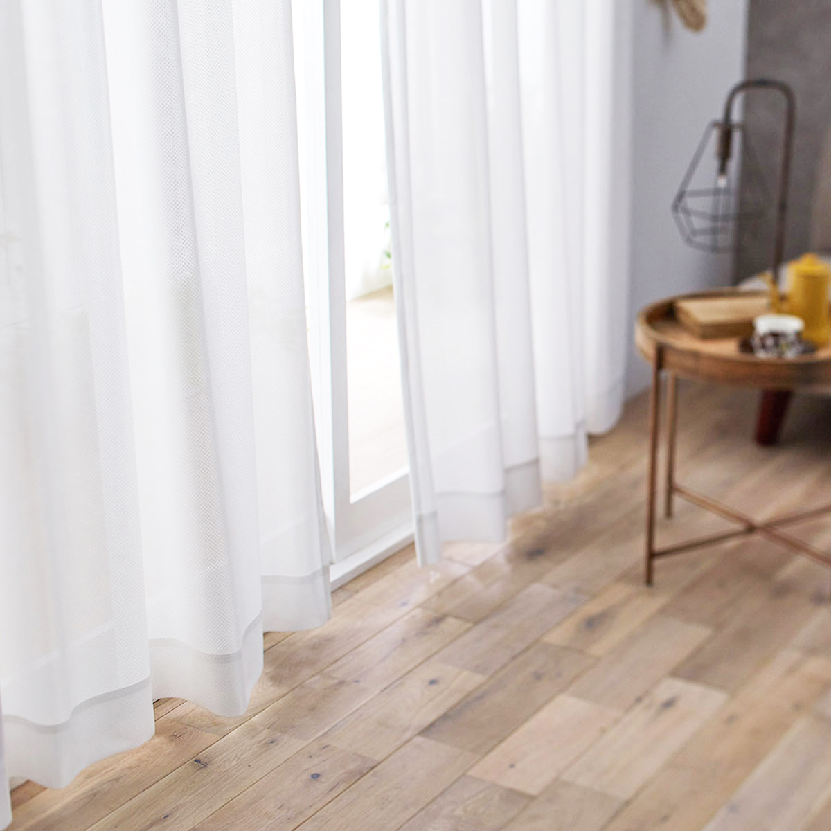 レースカーテン/シアー　MOUSSE 100×176cm (1枚入り)