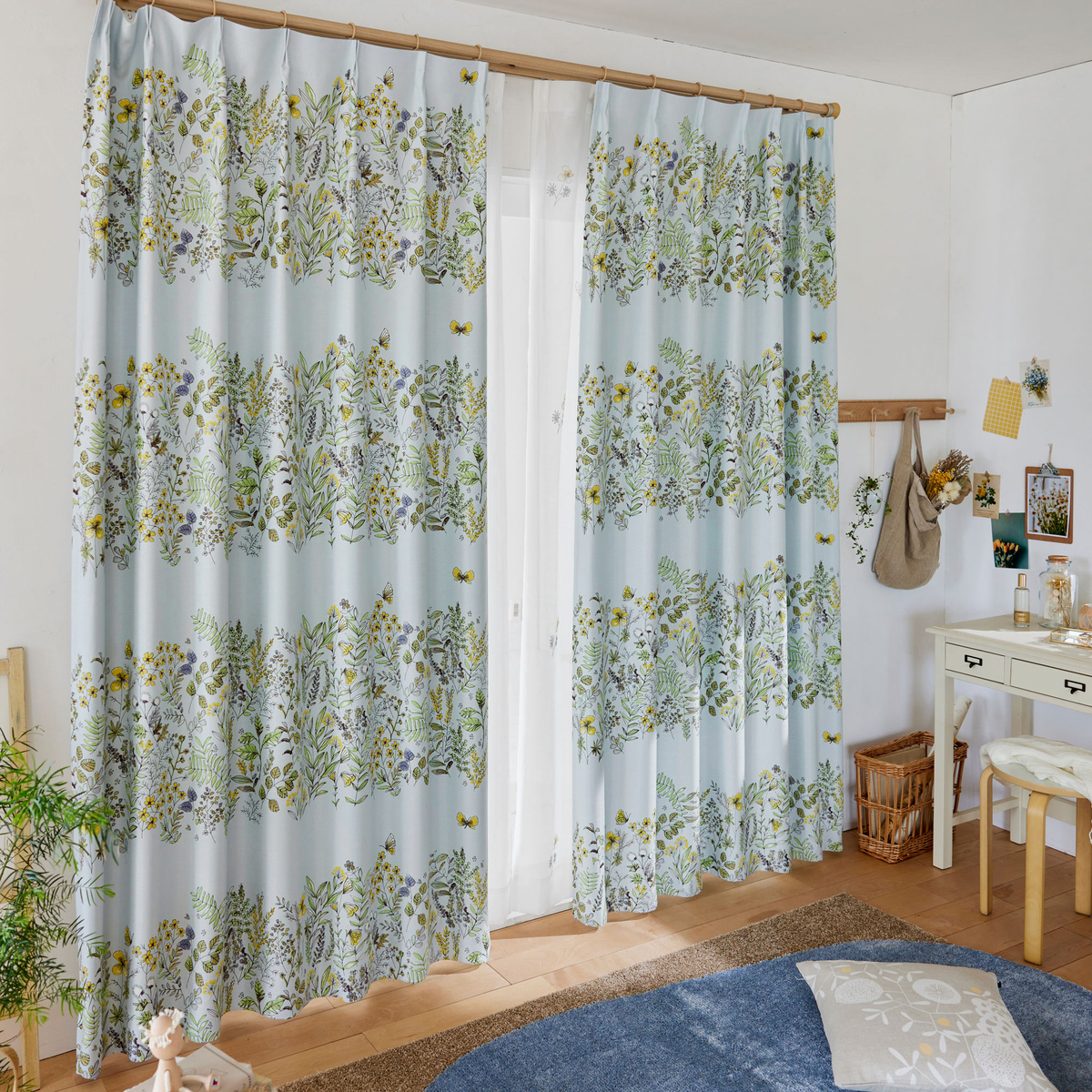 遮光カーテン/ドレープ　MICHIKUSA 100×178cm (1枚入り)