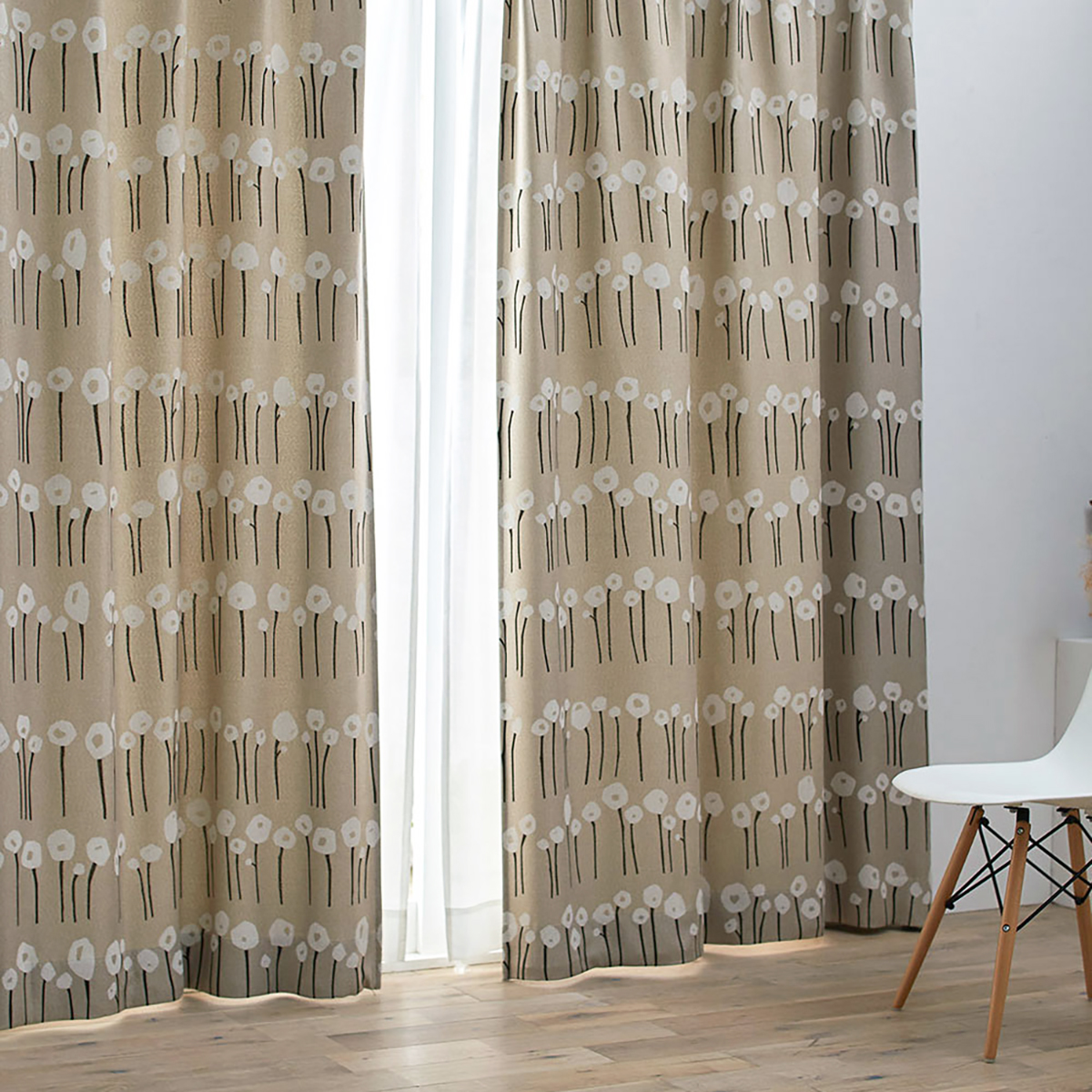 遮光カーテン/ドレープ　HATSUNAGI 100×135cm (1枚入り)