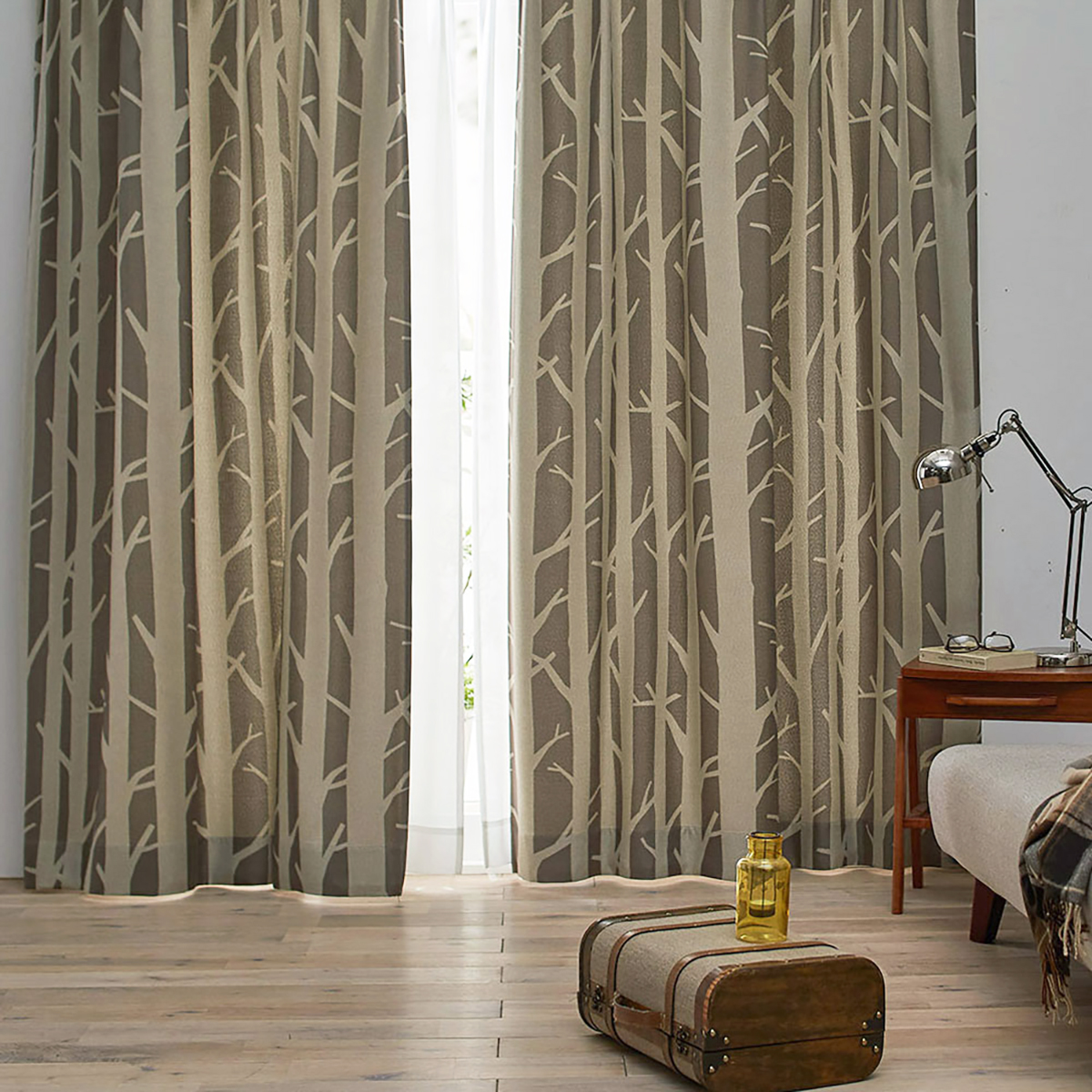 遮光カーテン/ドレープ　SHIRAKABA 100×135cm (1枚入り)