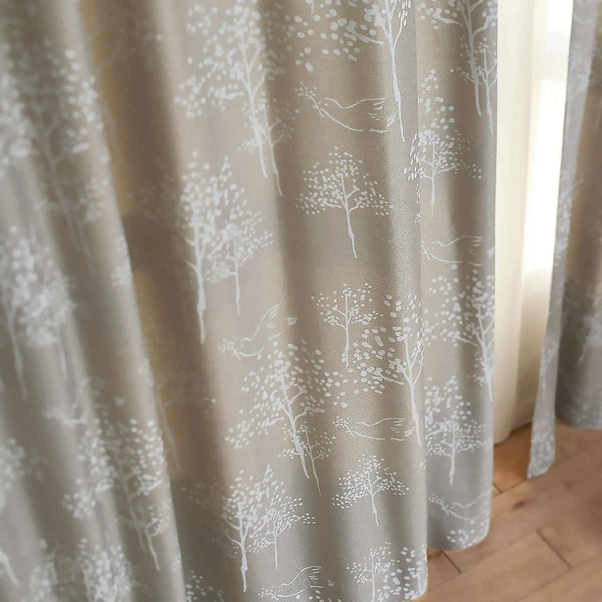 遮光カーテン/ドレープ　TORI NO SANPO 100×178cm (1枚入り)