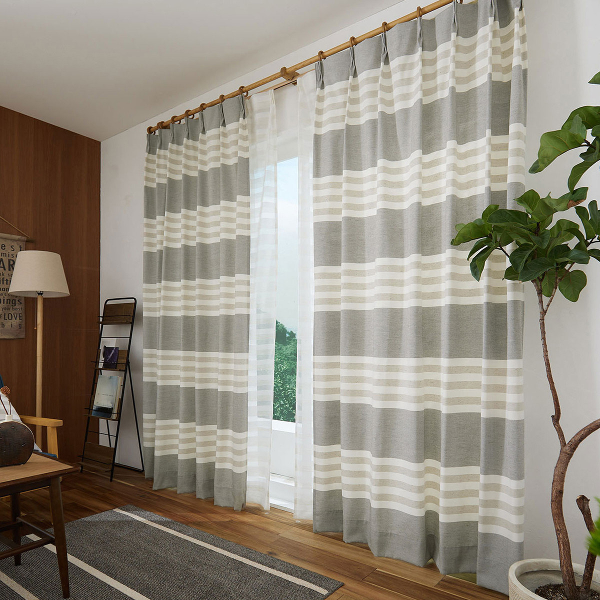 ドレープカーテン　Hardi 100×135cm (1枚入り)