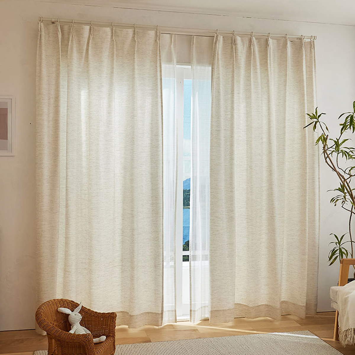 ドレープカーテン　Fin 100×178cm (1枚入り)