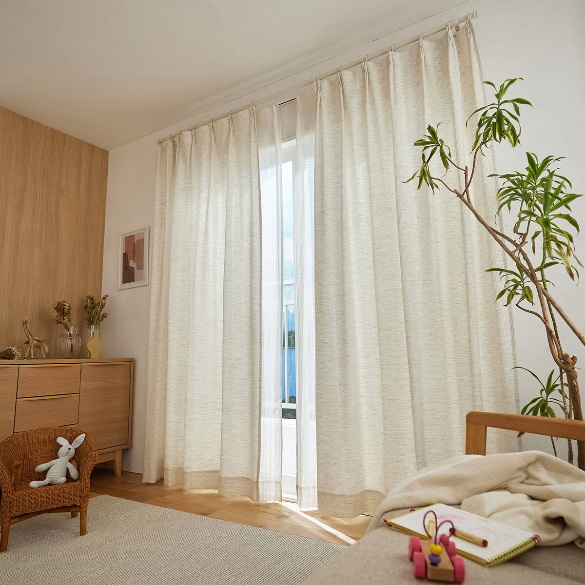 ドレープカーテン　Fin 100×178cm (1枚入り)