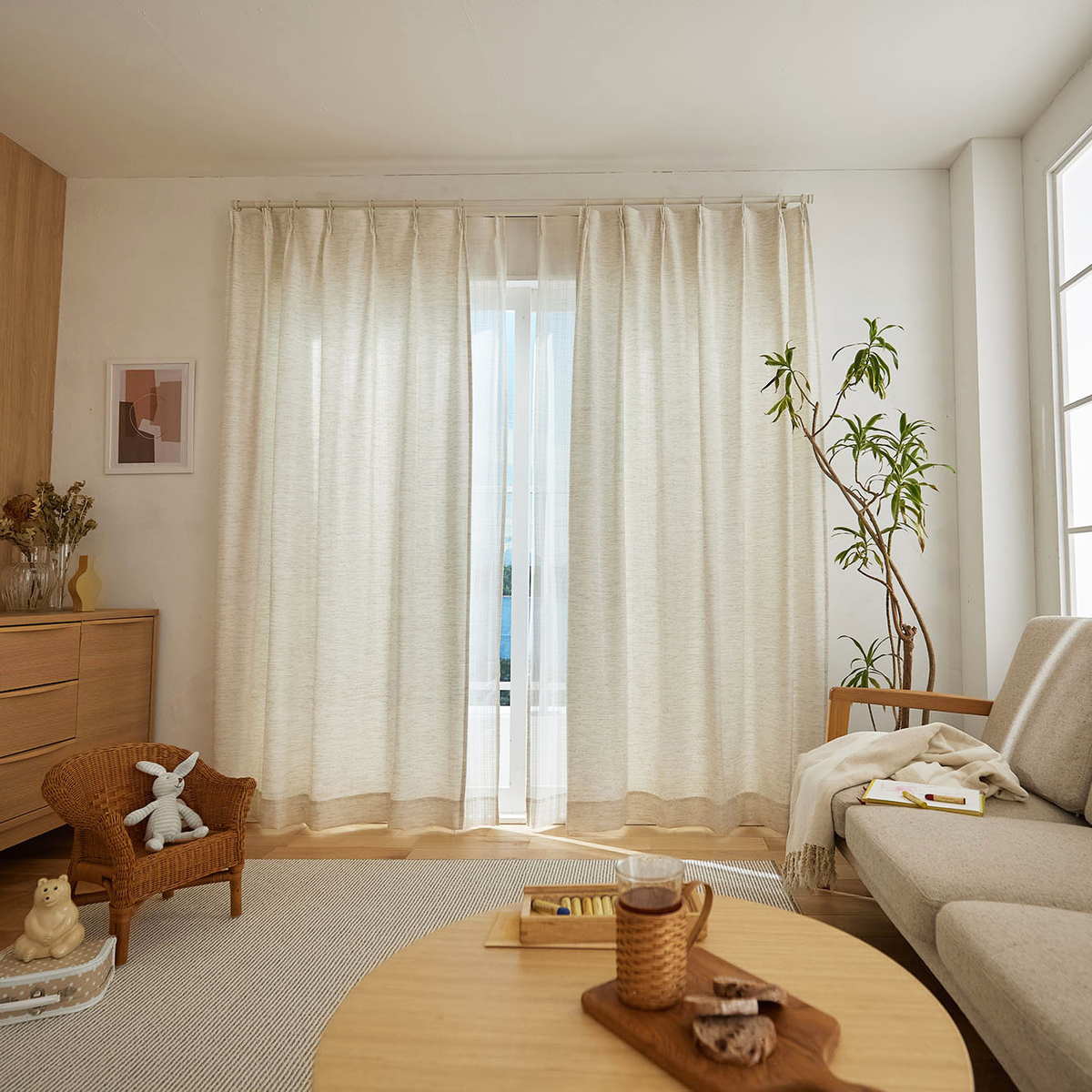 ドレープカーテン　Fin 100×178cm (1枚入り)