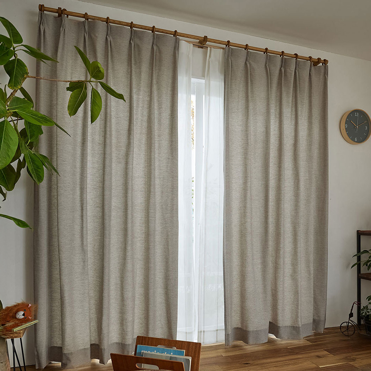 ドレープカーテン　Pin head 100×200cm (1枚入り)