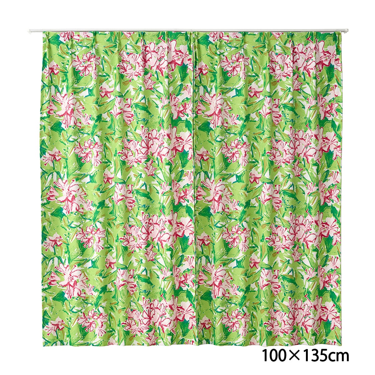 遮光カーテン/ドレープ AZALEA FLOWER 100×135cm (1枚入り) | かぜと