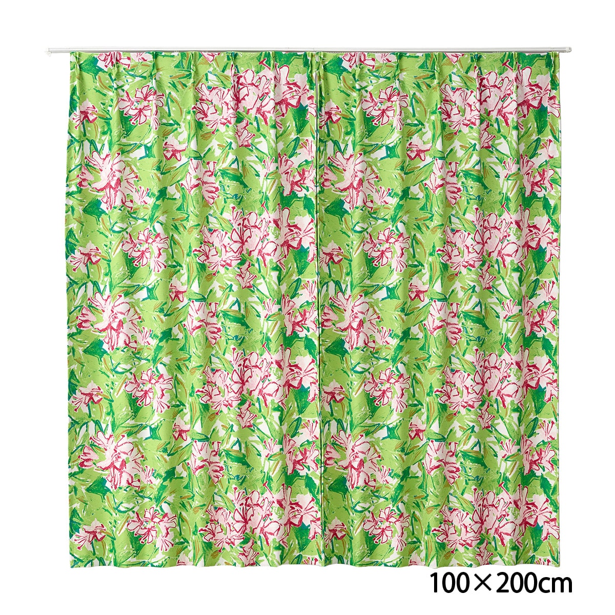 遮光カーテン/ドレープ AZALEA FLOWER 100×200cm (1枚入り) | かぜと