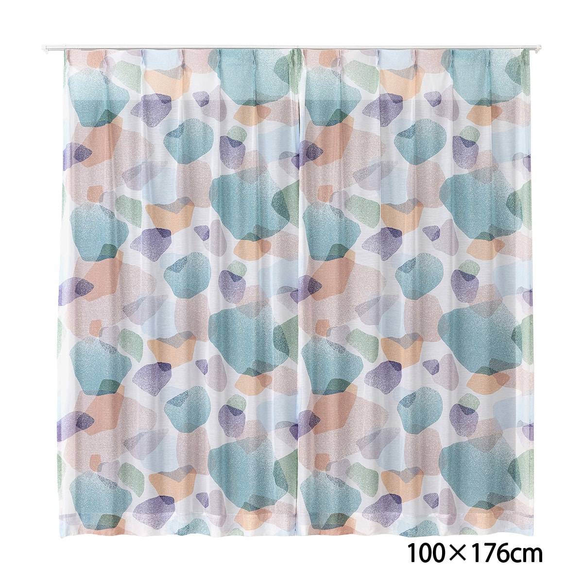レースカーテン/シアー SEA GLASS VOILE 100×176cm (1枚入り) | かぜと