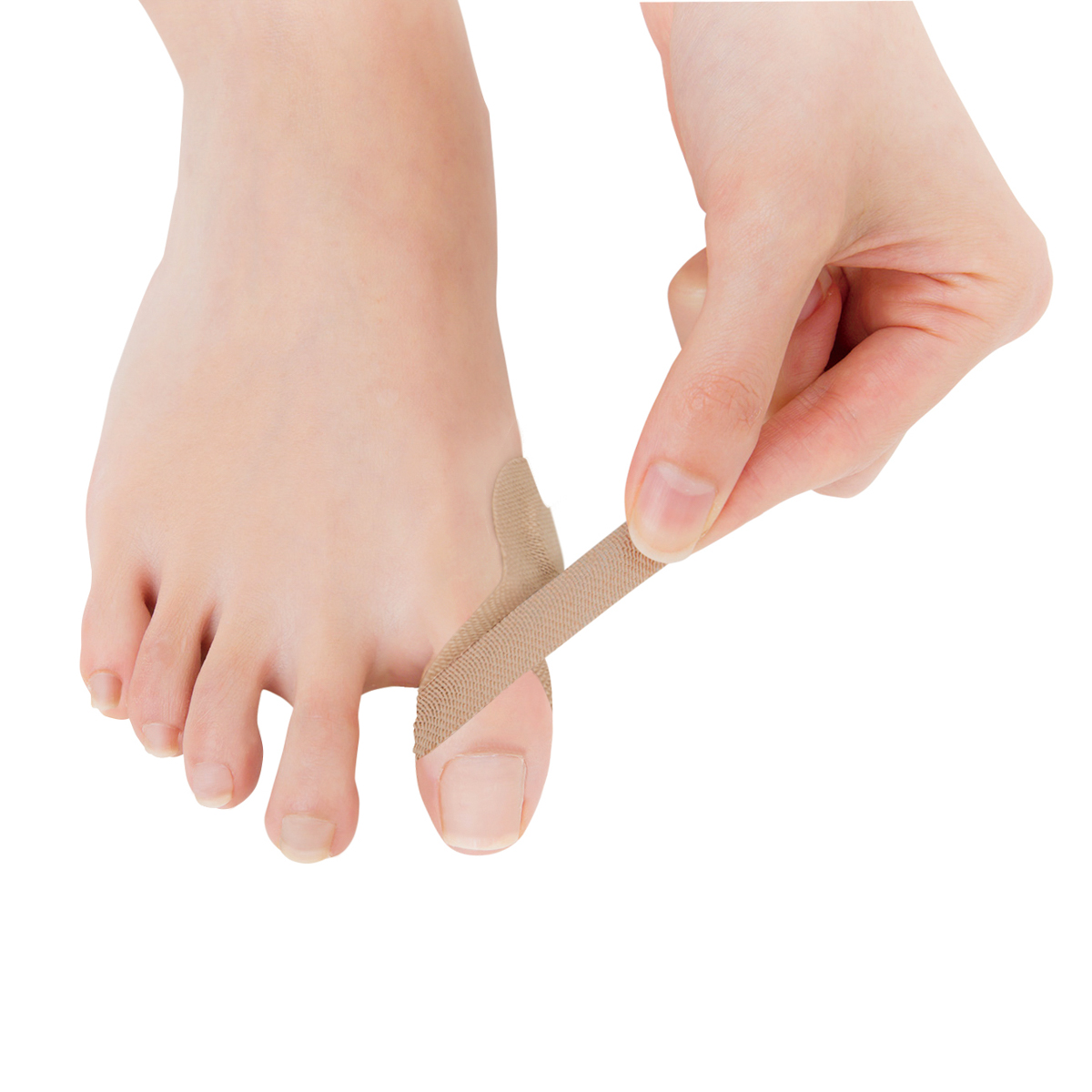簡単貼るだけ 外反母趾サポートテープ