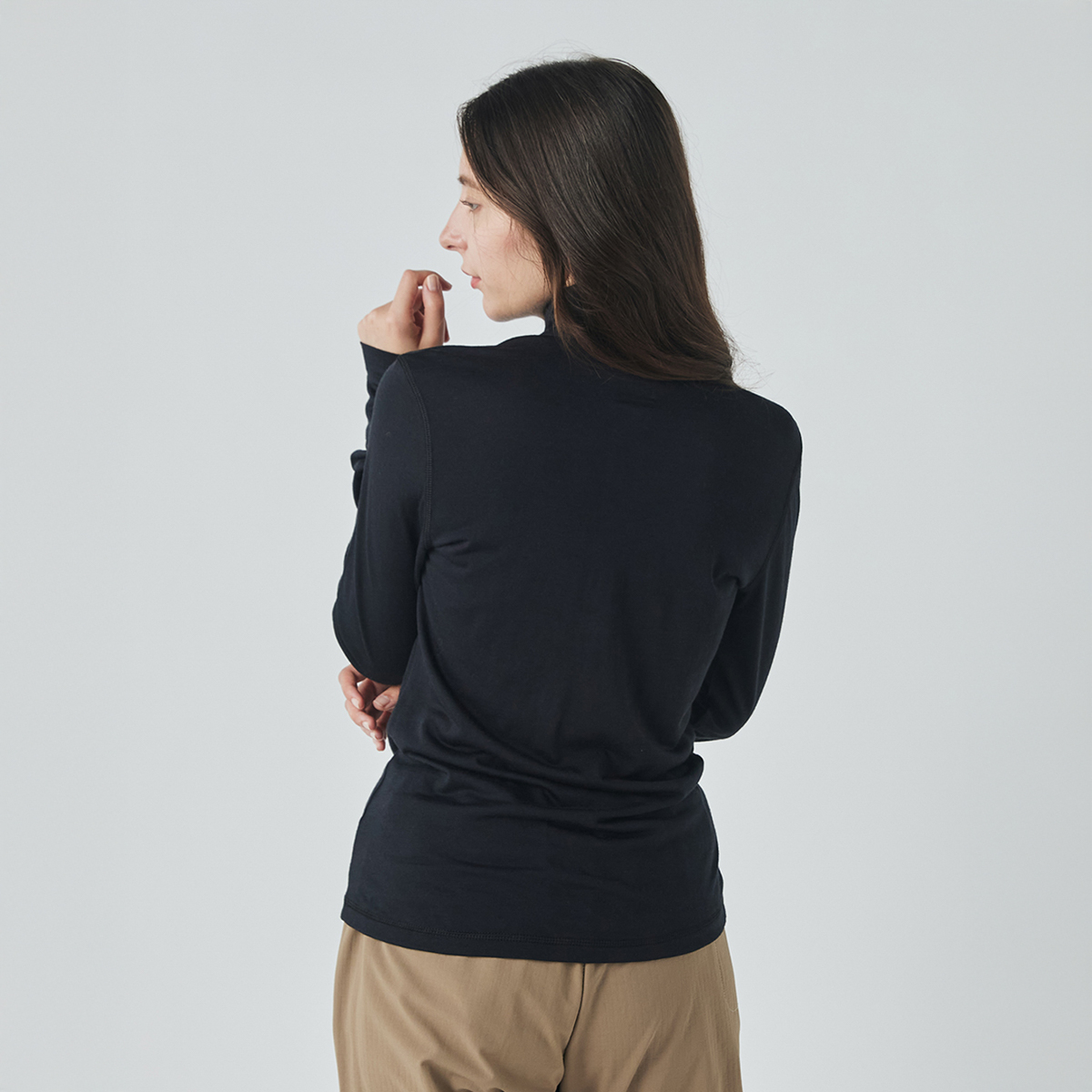 [sn] super.natural. W ツンドラ175 ZIP 1/4　 [フィットネス 長袖シャツ レディース]