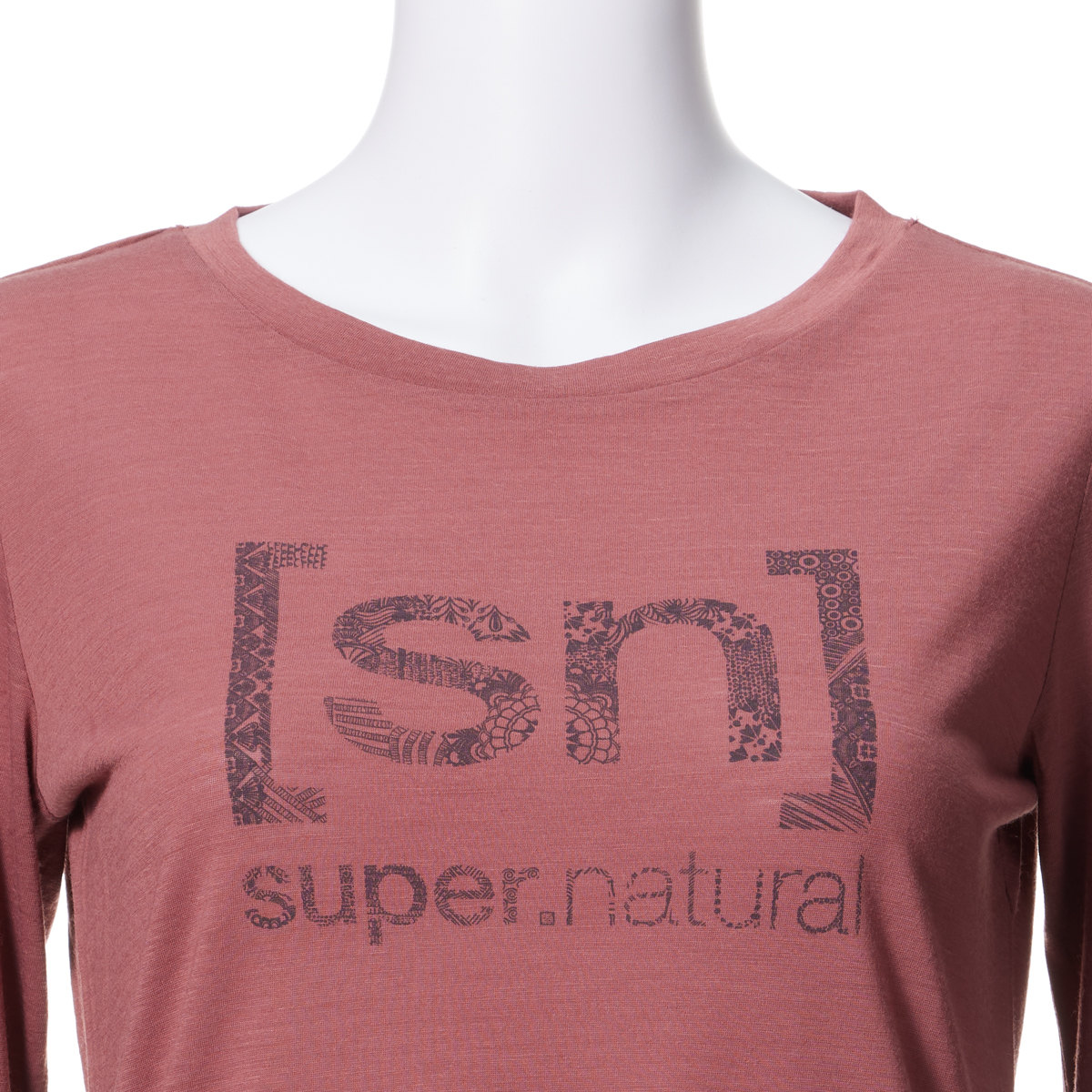 sn] super.natural. W アラベスク ロングスリーブ [フィットネス