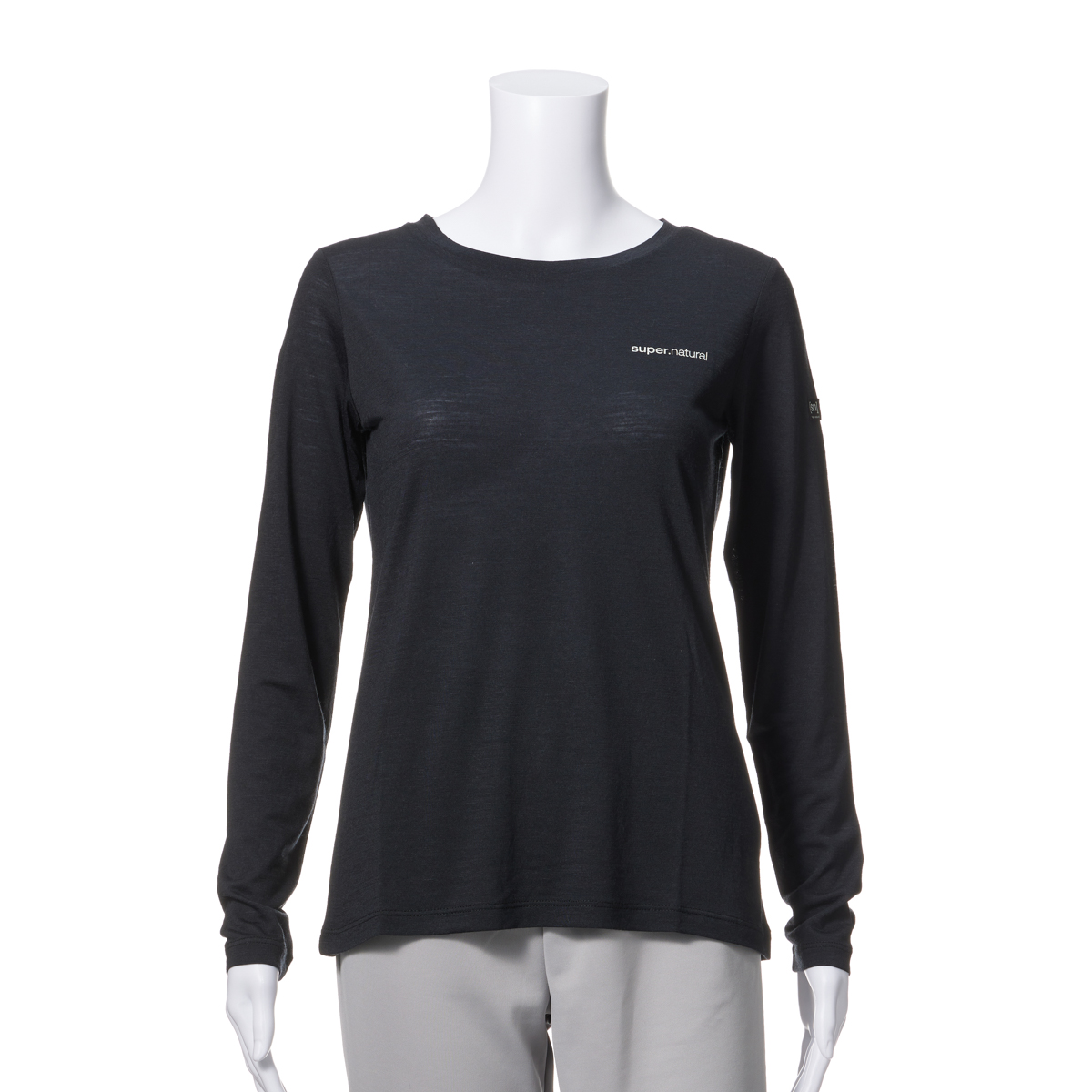 [sn] super.natural. W SKIATRICE バック ロングスリーブ [フィットネス 長袖シャツ レディース]　
