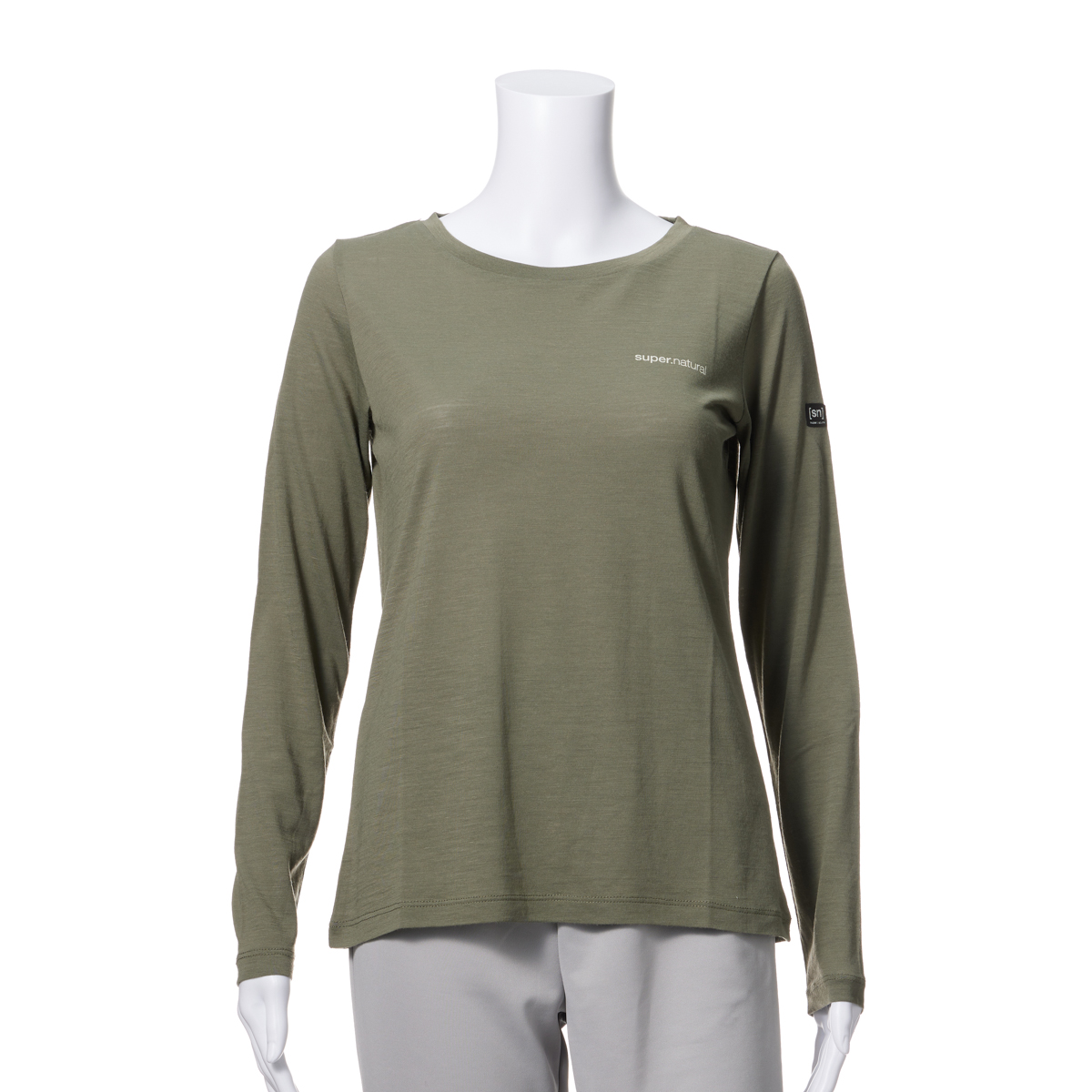[sn] super.natural. W SKIATRICE バック ロングスリーブ [フィットネス 長袖シャツ レディース]　