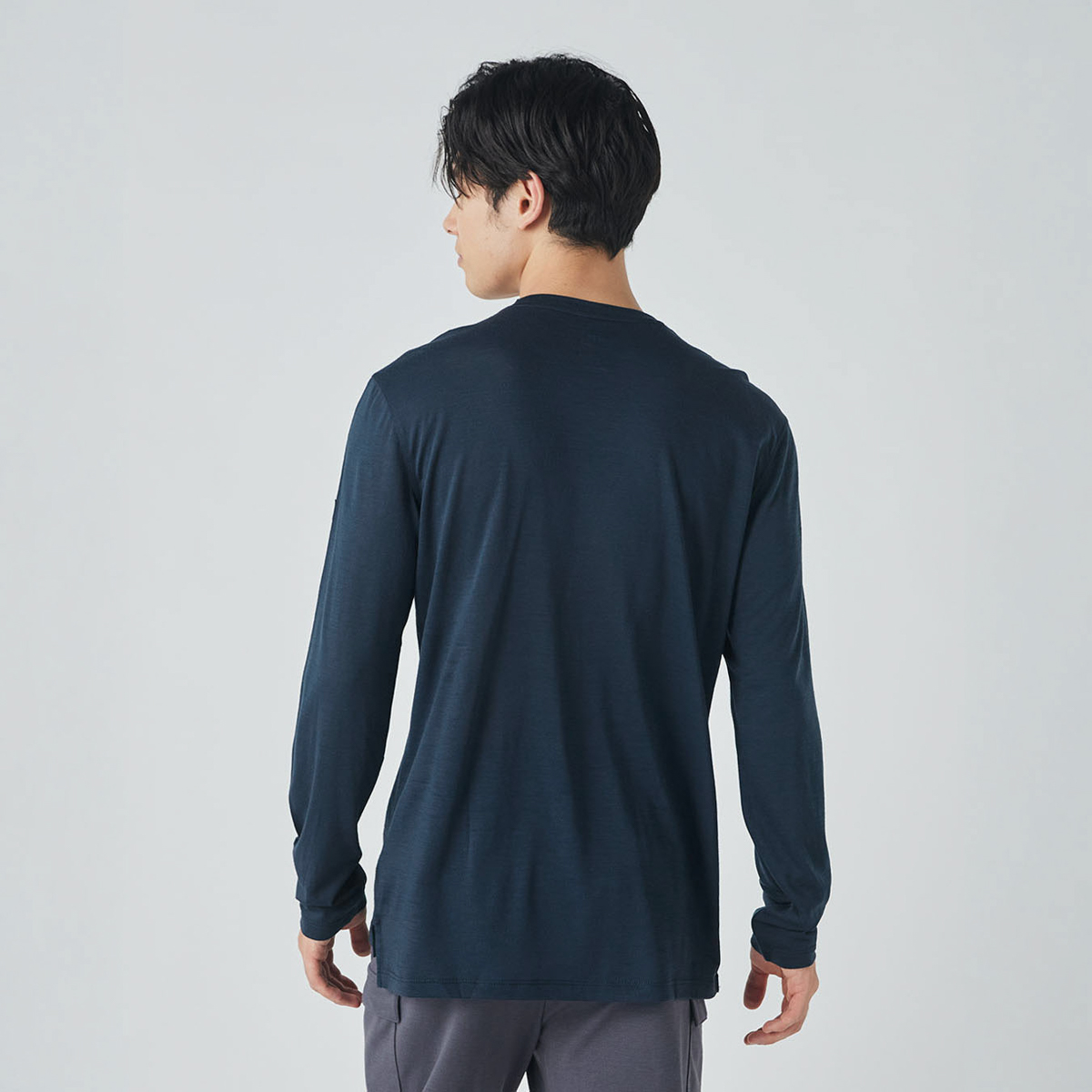 [sn] super.natural. M SKIATORE ロングスリーブ [フィットネス 長袖シャツ メンズ]