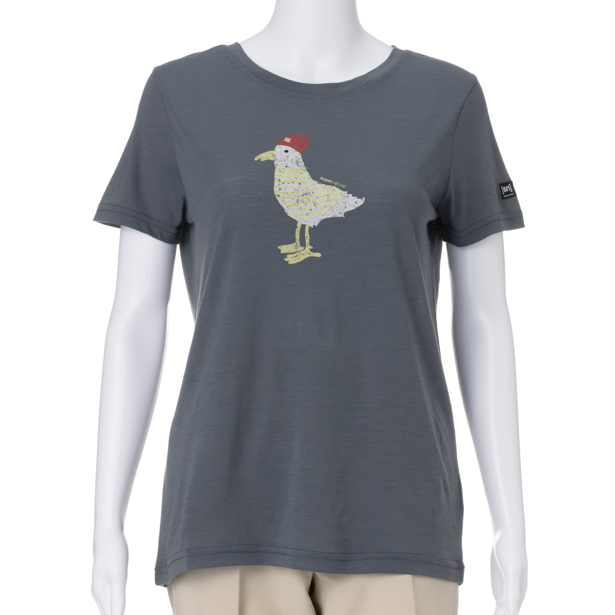 [sn] super.natural. W ジョニー Tシャツ　