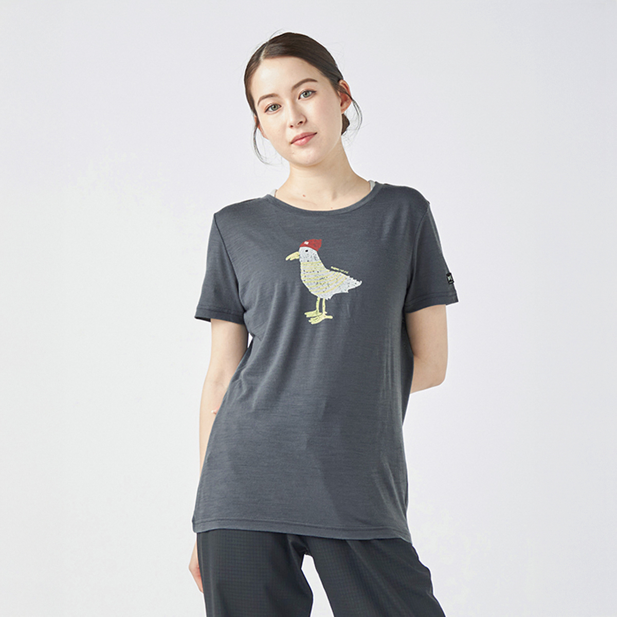 [sn] super.natural. W ジョニー Tシャツ　